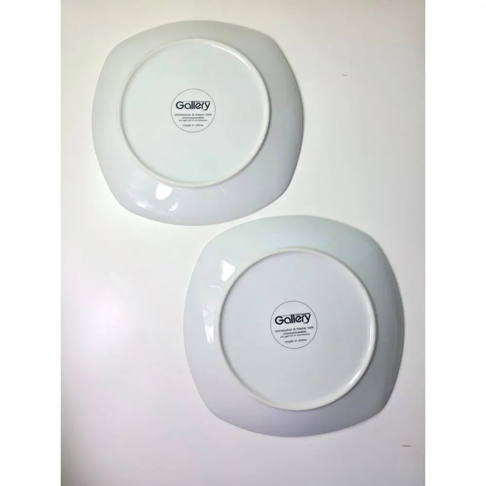 Set/ 2 TABLETOPS 365 Gallery Pescara Black White Modern 10